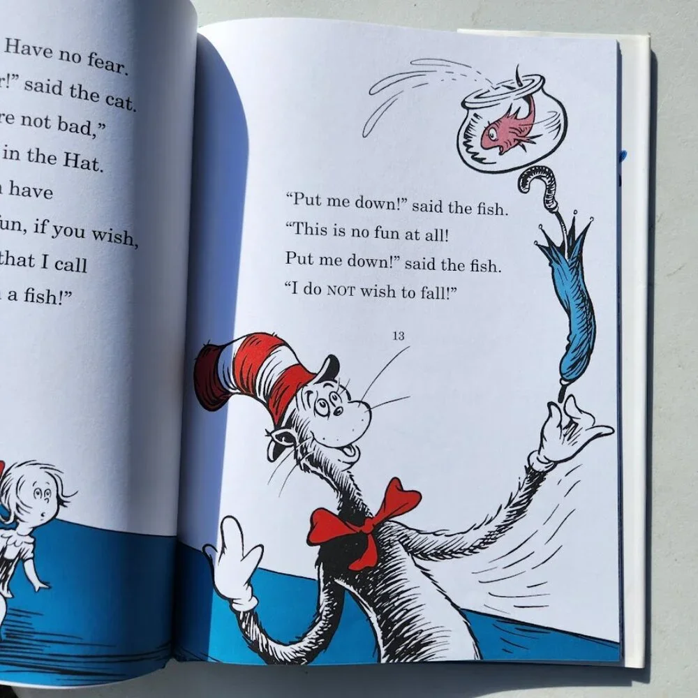 New The Cat in Hat By Dr. Seuss Book Hardcover Large Collector's Edition Makes a